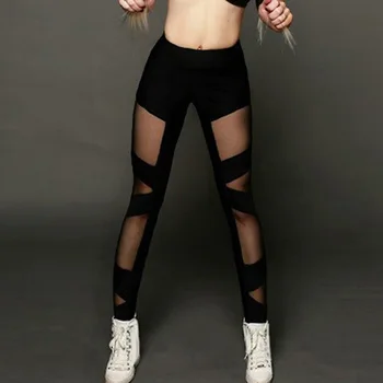 Ponios Aukšto Juosmens Akių Moterų Fitneso Kelnės Kvėpuojantis Push Up Pants Moterų Quick Dry naują Atsitiktinis Leggins